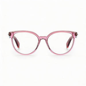 Rag & Bone RNB3029 Round Eyeglasses for Women — front view, Plastic