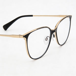 Rag & Bone RNB3032 Oval Eyeglasses for Women — front view, Metal