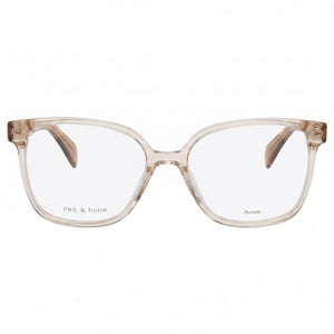 Rag & Bone RNB3053 Square Eyeglasses for Women — front view, Injected