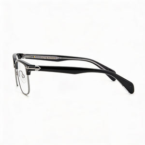 Rag & Bone RNB7038/G Rectangle Eyeglasses Unisex — front view, Alloy Steel