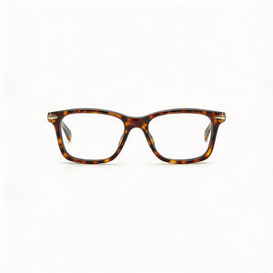 Rag & Bone RNB7041/G Rectangle Eyeglasses for Women — front view, Havana frame