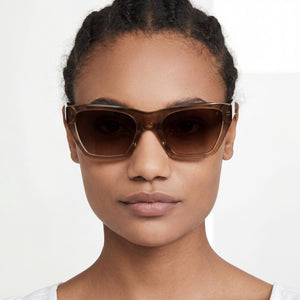 Rag & Bone 1046/G/S Rectangle Sunglasses for Women — interior view, Non-Polarized lens detail
