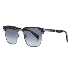 Rag & Bone 5034/G/S Havana Square Sunglasses for Women, Dark Gray Gradient lens