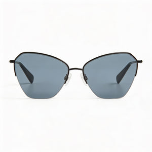 Rag & Bone Cat Eye Sunglasses for Women — front view, Stainless Steel frame