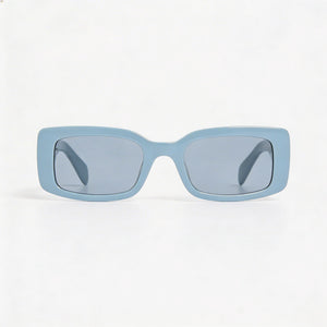 Rag & Bone Rectangle Sunglasses for Women — front view, Plastic frame