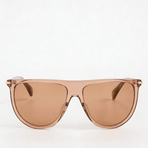 Rag & Bone Classic Rectangle Sunglasses for Women — front view, Acetate frame