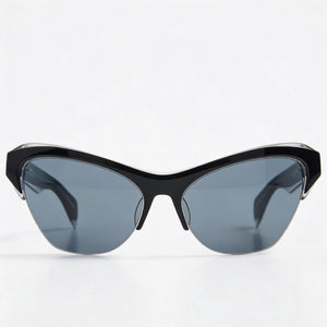 Rag & Bone Modern Heritage Cat Eye Sunglasses for Women — front view, Plastic frame