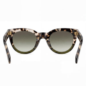 Rag & Bone Rnb 1015/S Oval Sunglasses for Women — interior view, Non-Polarized lens detail
