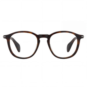 Rag & Bone Rnb 7020 Round Eyeglasses Unisex — front view, Acetate