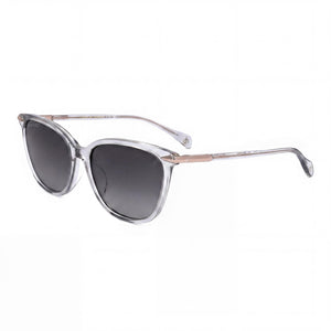 Rag & Bone Rnb1035s Transparent Rectangle Sunglasses for Women, Gray Gradient lens