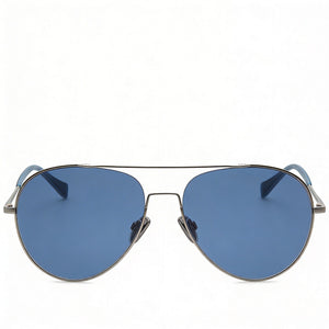 Rag & Bone Rnb1036/g/s Rectangle Sunglasses Unisex — front view, Alloy Steel frame