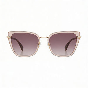 Rag & Bone Rnb1057/G/S Square Sunglasses for Women — front view, Plastic frame