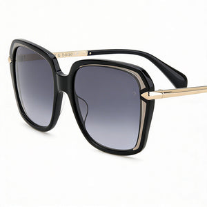 Rag & Bone Rnb1059/g/s Square Sunglasses for Women — front view, Acetate frame
