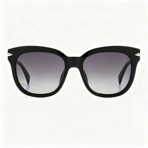 Rag & Bone RNB1088/G/S Rectangle Sunglasses for Women — front view, Acetate frame