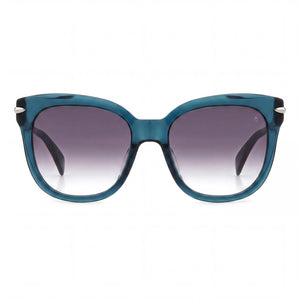 Rag & Bone RNB1088/G/S Rectangle Sunglasses for Women — front view, Acetate frame