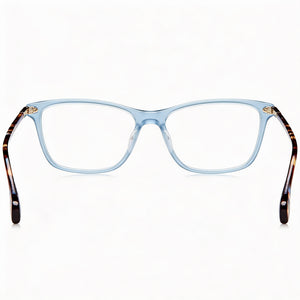 Rag & Bone RNB3031 Rectangle Eyeglasses Unisex — front view, Blue frame