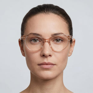 Rag & Bone RNB3048 Cat Eye Eyeglasses for Women — interior view, Plastic demo lenses