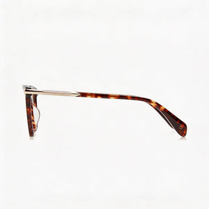 Rag & Bone Rnb3055 Rectangle Eyeglasses for Men — front view, Acetate