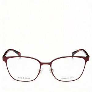 Rag & Bone Rnb3058/g Rectangle Eyeglasses for Women — front view, Alloy Steel