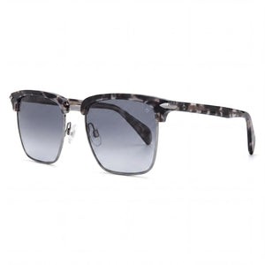 Rag & Bone RNB5034/G/S Gray Square Sunglasses for Women, Dark Gray Gradient lens