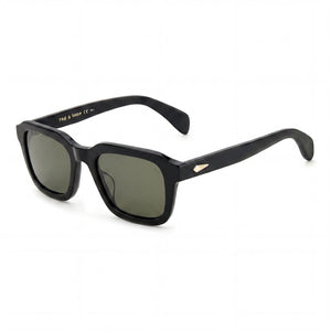 Rag & Bone Rnb5046/g/s Black Square Sunglasses for Unisex, Black lens