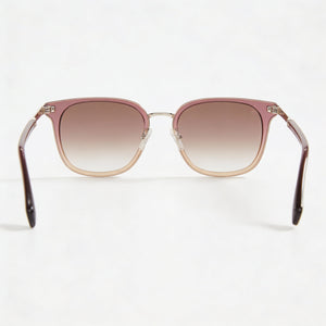 Rag & Bone RNB6000/S Rectangle Sunglasses for Women — interior view, Non-Polarized lens detail