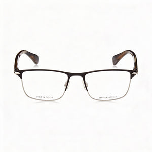 Rag & Bone RNB7046 Rectangle Eyeglasses for Men — front view