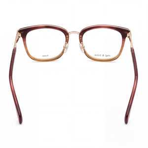 Rag & Bone Rnb8001 Rectangle Eyeglasses for Men — interior view, Plastic demo lenses