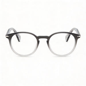 Rag & Bone Rnb8003 Round Eyeglasses for Women — front view, Acetate