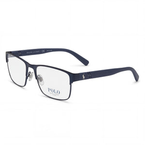 Ralph Lauren Ph1175 Matte Navy Blue Rectangle Eyeglasses for Men, Metal frame