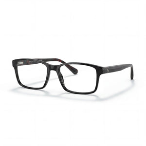 Ralph Lauren Ph2123 Shiny Black Rectangle Eyeglasses for Men, Acetate frame