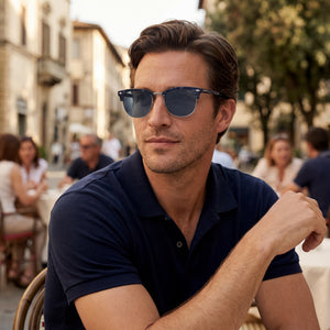 Ralph Lauren Ph4217 Blue Sunglasses Men — outdoor wear, Dark Blue Non-Polarized lens