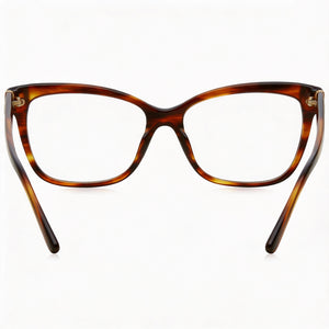 Ralph Lauren RL6164 5007 53 Square Eyeglasses Women — side view, Havana Plastic temples