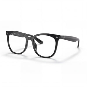 Ray-Ban Rx4379vd Black Rectangle Eyeglasses for Women, Injected frame