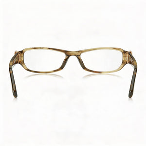 Roberto Cavalli 0484_050-52 Rectangle Eyeglasses Women — side view, Havana temples