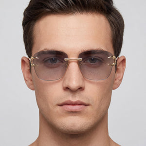 Roberto Cavalli SRC008M Gold Sunglasses Unisex — lifestyle wear, coastal walks and seaside afternoons