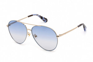 buy Kate Spade Women's Gold Aviator Sunglasses (CAROLANE/F/S 0KY2 DG)