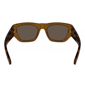 Saint Laurent Rectangle Sunglasses for Women — interior view, Polarized lens detail