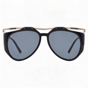 Saint Laurent Aviator Sunglasses for Women — front view, Plastic and metal frame