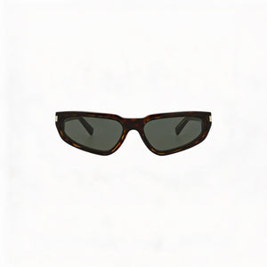 Saint Laurent Cat Eye Sunglasses for Women — front view, Recycled Acetate frame