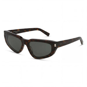 Saint Laurent Havana Cat Eye Sunglasses for Women, Havana Havana Grey lens