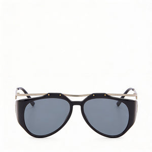 Saint Laurent M137 Amelia Aviator Sunglasses for Women — front view, Plastic and metal frame