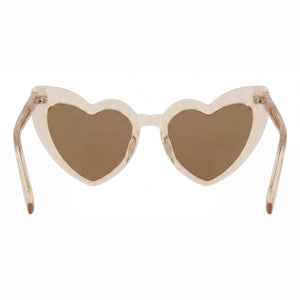 Saint Laurent SL 181 Loulou-020 Rectangle Sunglasses for Women — interior view, Non-Polarized lens detail