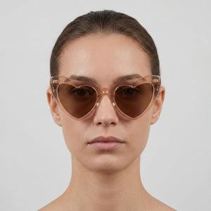 Saint Laurent SL 181 Loulou-020 Beige Sunglasses Women — lifestyle wear, school runs and weekday errands