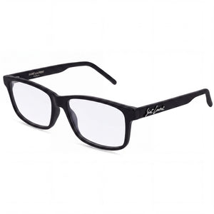 Saint Laurent SL 319 001 Black Square Eyeglasses for Men, Acetate frame
