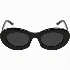 Saint Laurent SL 594 Oval Sunglasses for Women — front view, Acetate frame