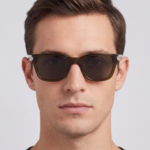 Saint Laurent SL 874 Brown Sunglasses Men — lifestyle wear, outdoor sport activities