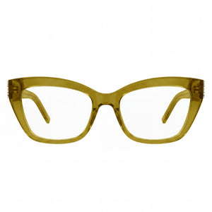 Saint Laurent Sl M117-006 Rectangle Eyeglasses Unisex — front view, Acetate