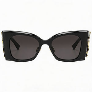 Saint Laurent SL M119/F BLAZE Square Sunglasses for Women — front view, Recycled Acetate frame