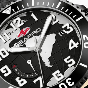 Seapro Men's Watch — front view, Quartz movement 40mm